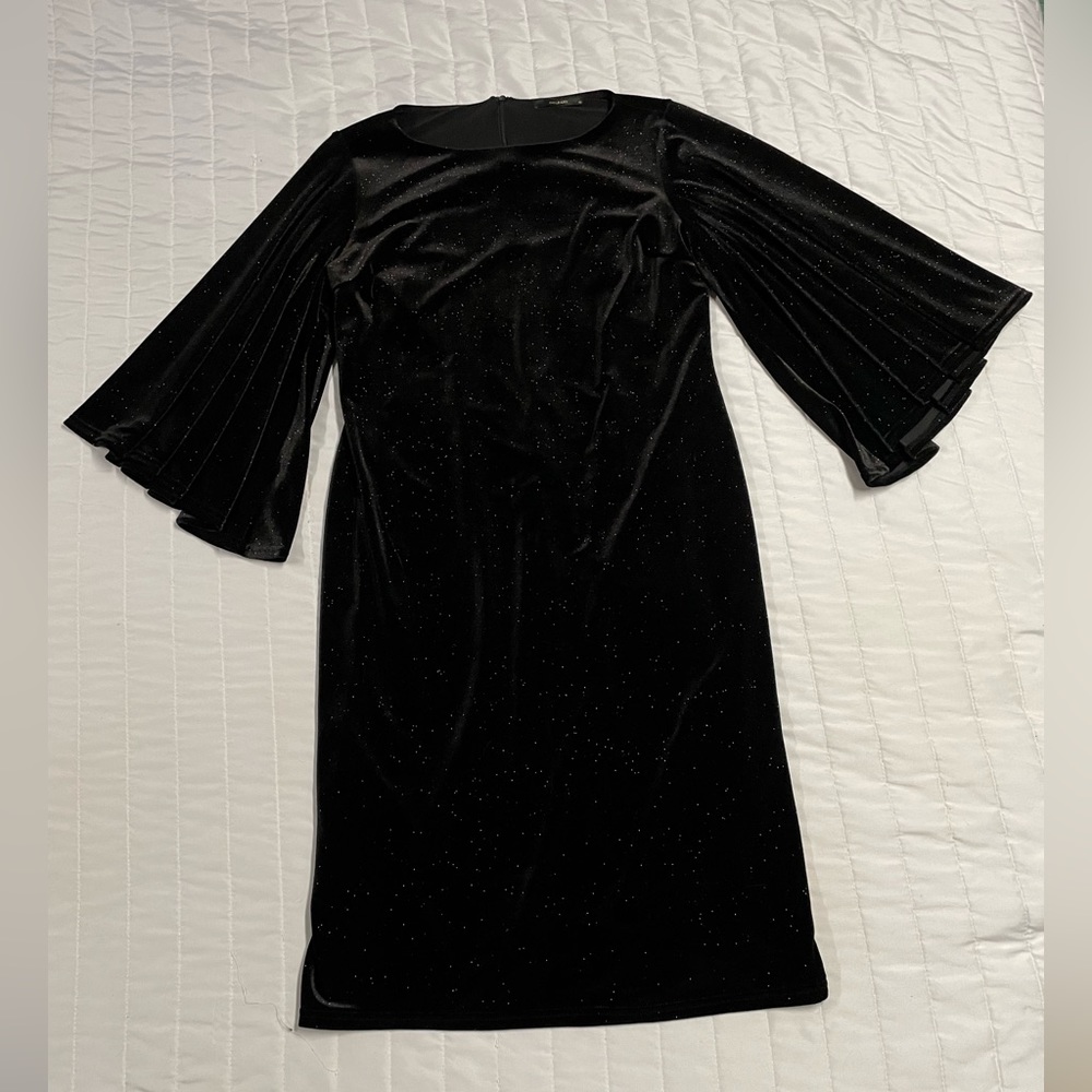 Golbarv black shimmer dress size 42